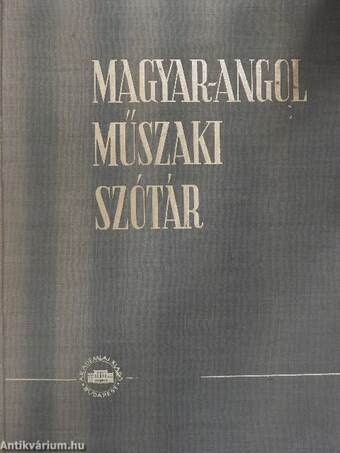 Magyar-angol műszaki szótár