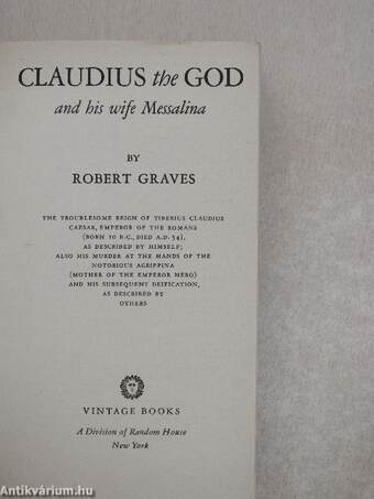 Claudius the God