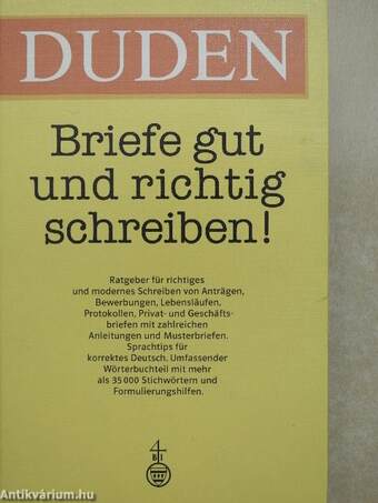 Duden - Briefe gut und richtig schreiben!