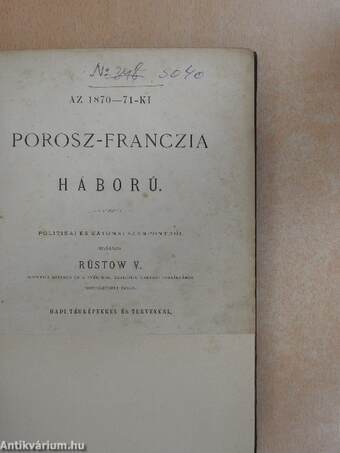 Az 1870-71-ki porosz-franczia háború