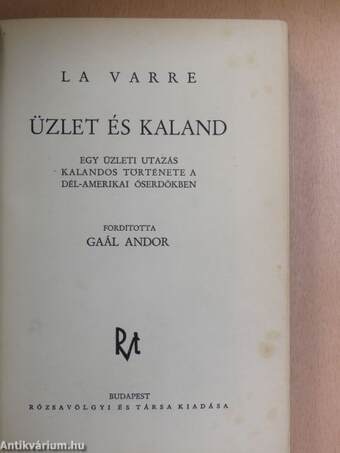 Üzlet és kaland