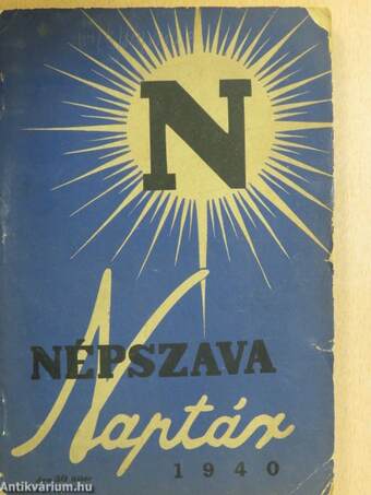 Népszava naptár 1940