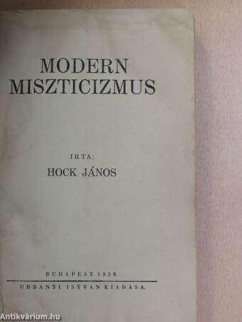 Modern miszticizmus