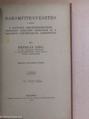 Baromfitenyésztés I-II.