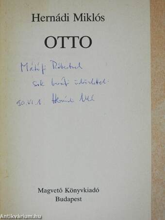 Otto (dedikált példány)