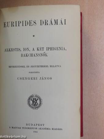 Euripides drámái