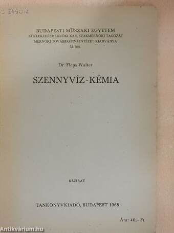 Szennyvíz-kémia