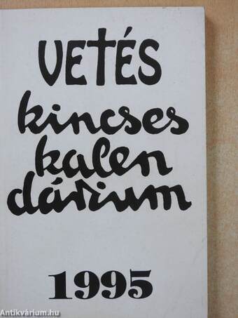 Vetés Kincseskalendárium 1995