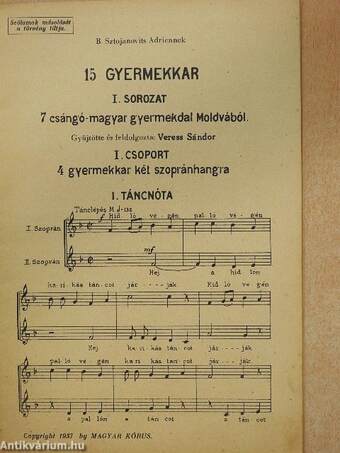 15 Gyermekkar