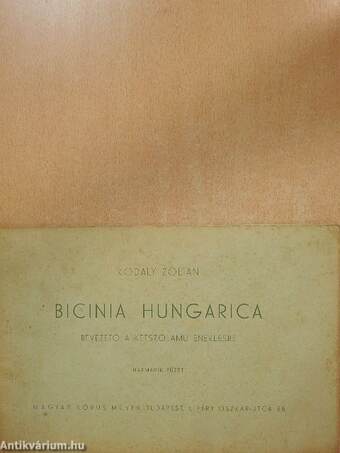 Bicinia Hungarica III.