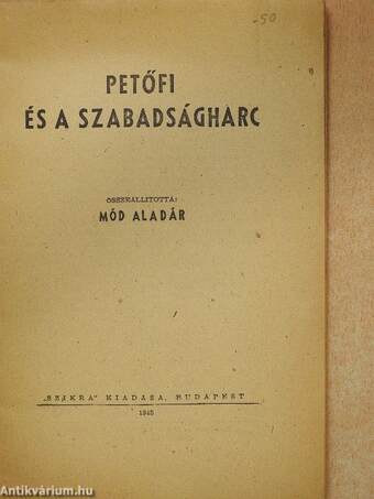 Petőfi és a szabadságharc