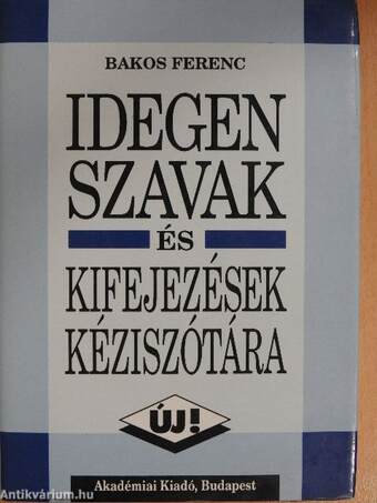 Idegen szavak és kifejezések kéziszótára