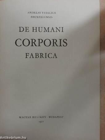 De humani corporis fabrica