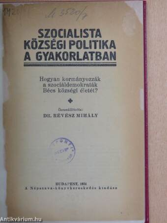 Szocialista községi politika a gyakorlatban