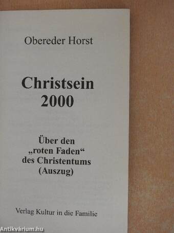 Christsein 2000