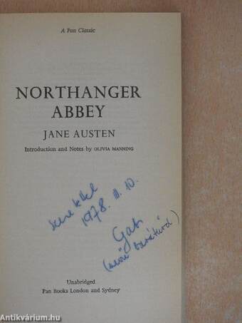 Northanger Abbey