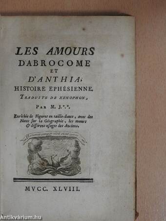 Les amours d'Abrocome et d'Anthia