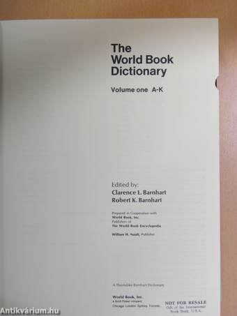 The World Book Dictionary I-II.