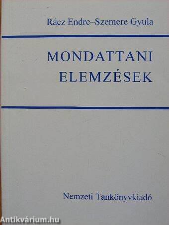 Mondattani elemzések