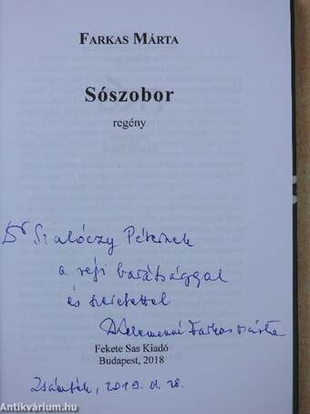 Sószobor (dedikált példány)