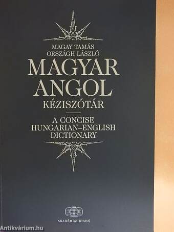 Magyar-angol kéziszótár