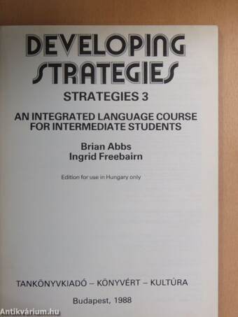 Developing Strategies - Students' Book