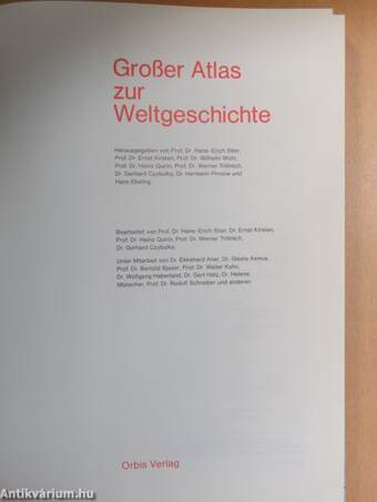 Der große Atlas Weltgeschichte