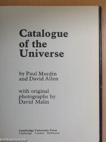 Catalogue of the Universe