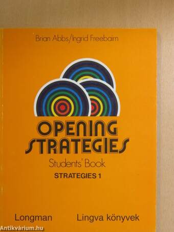 Opening Strategies 1. - Students' Book/Workbook