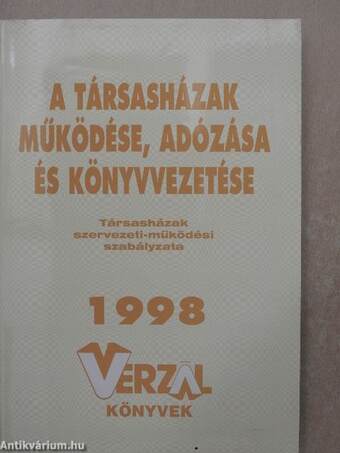 A társasházak működése, adózása és könyvvezetése