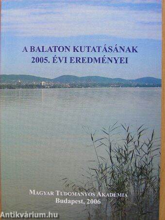 A Balaton kutatásának 2005. évi eredményei