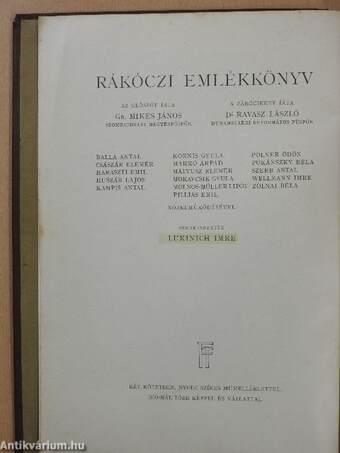 Rákóczi emlékkönyv II. (töredék)