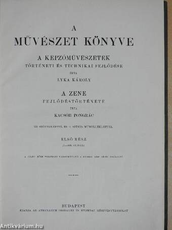 A művészet könyve I-II.