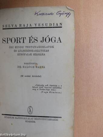 Sport és jóga