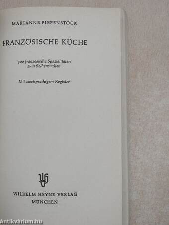 Französische Küche