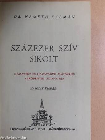 Százezer szív sikolt