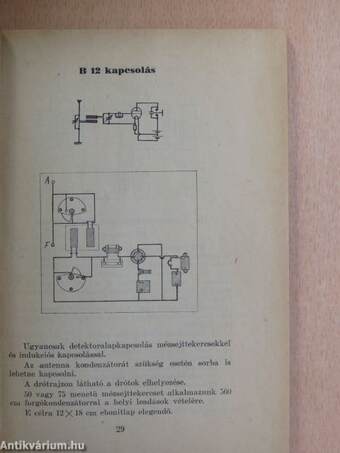 Rádiótelefon II. - Rádiókészülékek szerelése és számitása