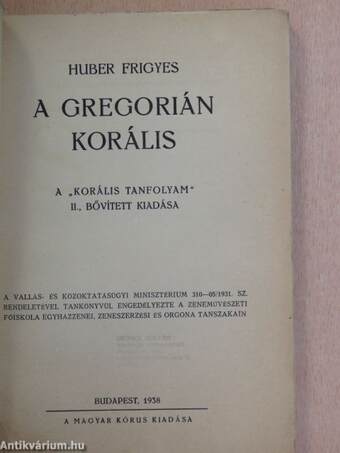 A gregorián korális