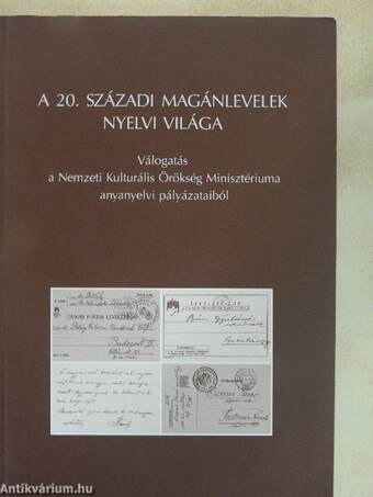 A 20. századi magánlevelek nyelvi világa