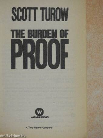 The Burden of Proof