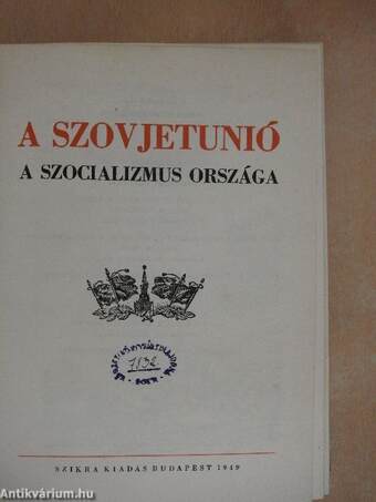 A Szovjetunió a szocializmus országa