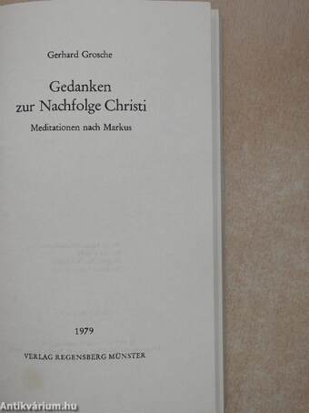 Gedanken zur Nachfolge Christi