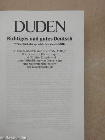 Duden - Richtiges und gutes Deutsch