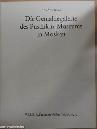 Die Gemäldegalerie des Puschkin-Museums in Moskau