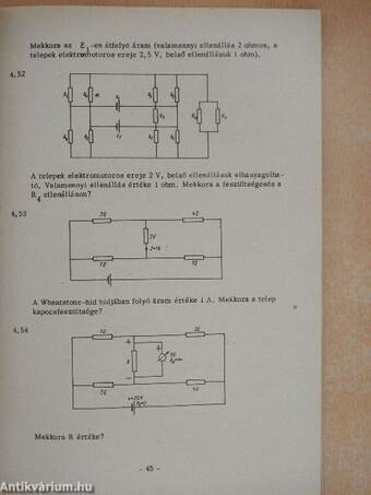 Fizika-elektrotechnika példatár