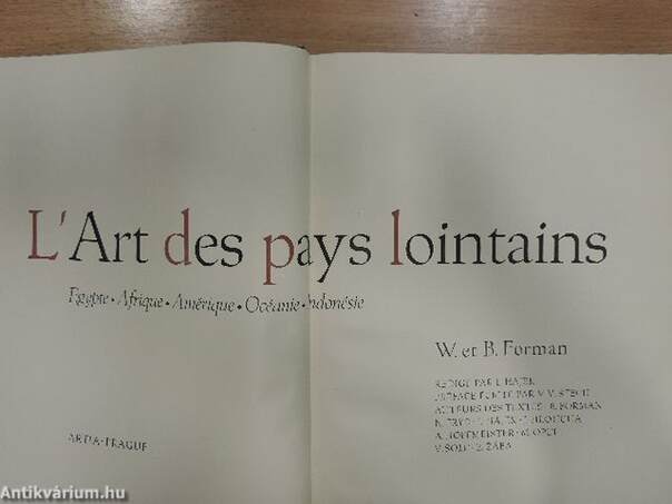 L'Art des pays lointains