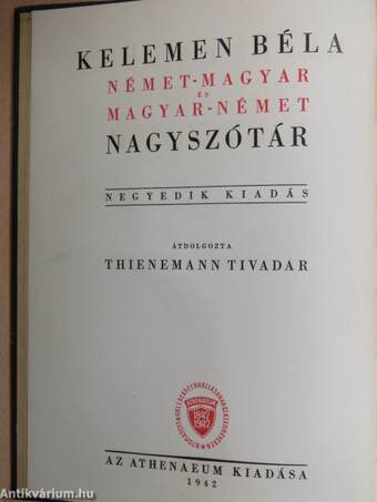 Magyar-német nagyszótár