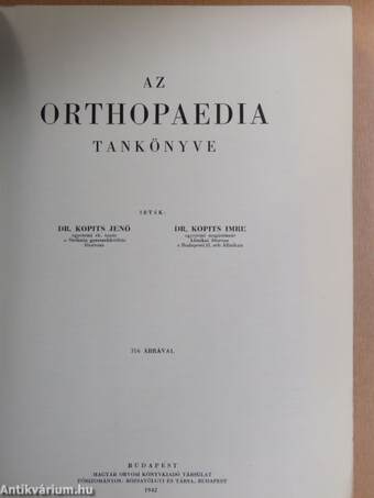 Az orthopaedia tankönyve