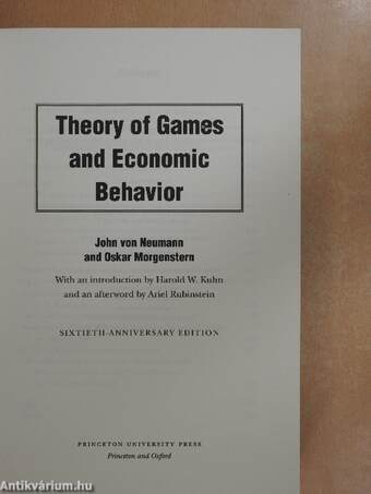 Theory of Games and Economic Behavior