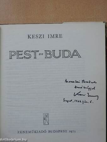 Pest-Buda (dedikált példány)